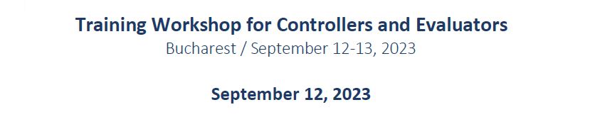 Workshop for Controllers and Evaluators